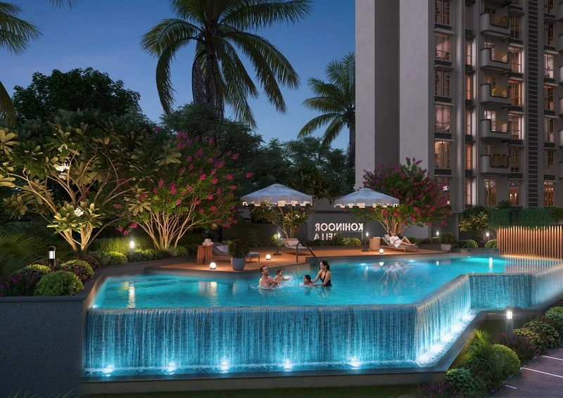 Kohinoor Bella Swimming Pool and Rooftop Leisure Deck